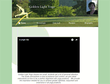Tablet Screenshot of golden-light-yoga.com
